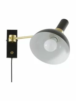 Markslöjd Große Dimmbare Wandleuchte Larry mit Stecker, T 41 x H 24 cm -Leuchten Verkaufsladen Grosse Dimmbare Wandleuchte Larry mit Stecker 5