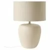 Westwing Collection Große Keramik-Tischlampe Eileen in Beige, Ø 33 cm x H 48 cm -Leuchten Verkaufsladen Grosse Keramik Tischlampe Eileen in Beige