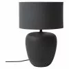 Westwing Collection Große Keramik-Tischlampe Eileen in Schwarz, Ø 33 cm x H 48 cm -Leuchten Verkaufsladen Grosse Keramik Tischlampe Eileen in Schwarz