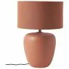 Westwing Collection Große Keramik-Tischlampe Eileen in Terrakotta, Ø 33 cm x H 48 cm -Leuchten Verkaufsladen Grosse Keramik Tischlampe Eileen in Terrakotta