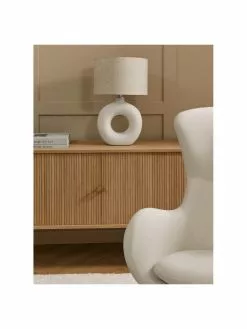 Westwing Collection Gro&szlig;e Keramik-Tischlampe Gisella, Ø 35 x H 55 cm -Leuchten Verkaufsladen Grosse Keramik Tischlampe Gisella 2