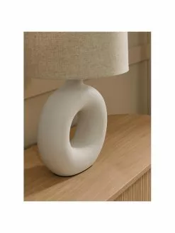 Westwing Collection Gro&szlig;e Keramik-Tischlampe Gisella, Ø 35 x H 55 cm -Leuchten Verkaufsladen Grosse Keramik Tischlampe Gisella 3