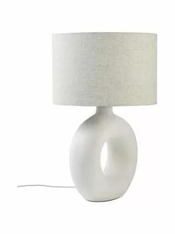 Westwing Collection Gro&szlig;e Keramik-Tischlampe Gisella, Ø 35 x H 55 cm -Leuchten Verkaufsladen Grosse Keramik Tischlampe Gisella 5