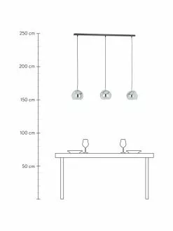 Frandsen Gro&szlig;e Kugel-Pendelleuchte Ball in Chromfarben, B 100 x H 18 cm -Leuchten Verkaufsladen Grosse Kugel Pendelleuchte Ball in Chromfarben 4