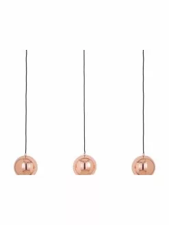 Frandsen Große Kugel-Pendelleuchte Ball in Kupferfarben, B 100 x H 18 cm