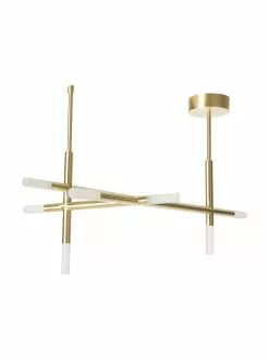 Westwing Collection Gro&szlig;e LED-Deckenleuchte Gratia in Gold, B 76 x H 50 cm -Leuchten Verkaufsladen Grosse LED Deckenleuchte Gratia in Gold 2