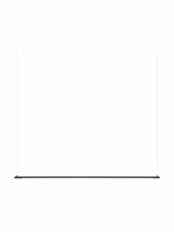 Gro&szlig;e LED-Pendelleuchte Elettra, B 120 x H 2 cm