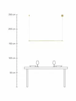 Gro&szlig;e LED-Pendelleuchte Elettra in Goldfarben, B 120 x H 2 cm -Leuchten Verkaufsladen Grosse LED Pendelleuchte Elettra in Goldfarben 2