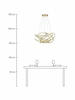 Kare Design Große LED-Pendelleuchte Saturn in Gold, Ø 72 x H 75 cm 10 Kare Design Große LED-Pendelleuchte Saturn in Gold, Ø 72 x H 75 cm -Leuchten Verkaufsladen Grosse LED Pendelleuchte Saturn in Gold 2