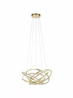 Kare Design Große LED-Pendelleuchte Saturn in Gold, Ø 72 x H 75 cm 12 Kare Design Große LED-Pendelleuchte Saturn in Gold, Ø 72 x H 75 cm -Leuchten Verkaufsladen Grosse LED Pendelleuchte Saturn in Gold 4