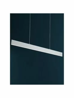 Gro&szlig;e LED-Pendelleuchte Step in Wei&szlig;, B 91 x H 20 cm -Leuchten Verkaufsladen Grosse LED Pendelleuchte Step in Weiss 3