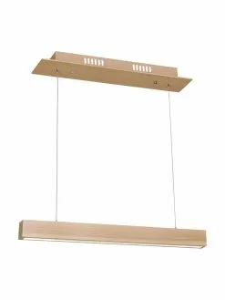 Gro&szlig;e LED-Pendelleuchte Timber aus Holz, B 65 x T 9 cmNur noch wenige verfügbar -Leuchten Verkaufsladen Grosse LED Pendelleuchte Timber aus Holz 3