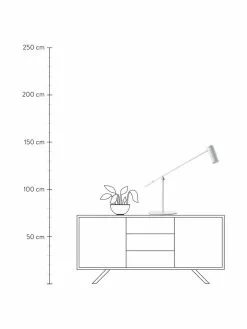 Gro&szlig;e LED-Schreibtischlampe Wova, B 20 x H 74 cm -Leuchten Verkaufsladen Grosse LED Schreibtischlampe Wova 2