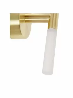 Westwing Collection Gro&szlig;e LED-Wandleuchte Gratia in Gold, B 10 x H 45 cm -Leuchten Verkaufsladen Grosse LED Wandleuchte Gratia in Gold 3