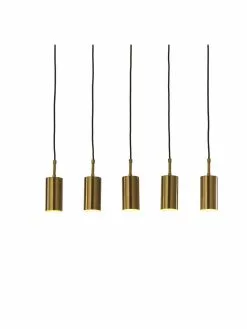 Westwing Collection Gro&szlig;e Pendelleuchte Arvo in Messingfarben, B 75 cm x H 120 cm -Leuchten Verkaufsladen Grosse Pendelleuchte Arvo in Messingfarben 2