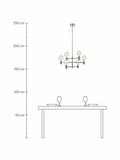 Markslöjd Große Pendelleuchte Capital in Silber, Ø 63 cm 11 Markslöjd Große Pendelleuchte Capital in Silber, Ø 63 cm -Leuchten Verkaufsladen Grosse Pendelleuchte Capital in Silber 3