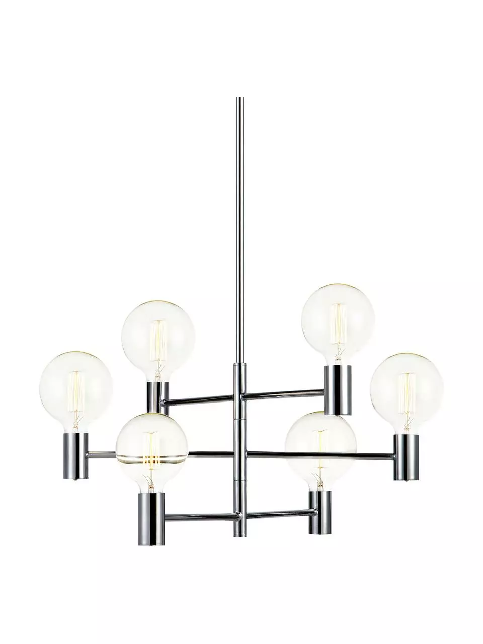 Markslöjd Große Pendelleuchte Capital in Silber, Ø 63 cm 3 Markslöjd Große Pendelleuchte Capital in Silber, Ø 63 cm