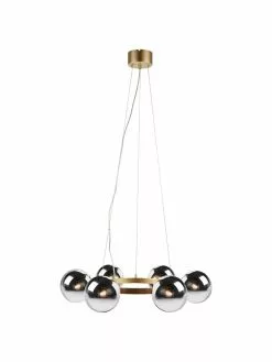 Marksl&ouml;jd Gro&szlig;e Pendelleuchte Circle aus Spiegelglas, Ø 71 x H 15 cm -Leuchten Verkaufsladen Grosse Pendelleuchte Circle aus Spiegelglas 3