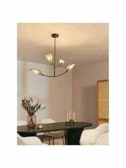 Westwing Collection Gro&szlig;e Pendelleuchte Freja aus Wiener Geflecht, B 112 x H 89 cm -Leuchten Verkaufsladen Grosse Pendelleuchte Freja aus Wiener Geflecht 4