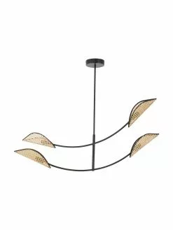 Westwing Collection Gro&szlig;e Pendelleuchte Freja aus Wiener Geflecht, B 112 x H 89 cm -Leuchten Verkaufsladen Grosse Pendelleuchte Freja aus Wiener Geflecht 5