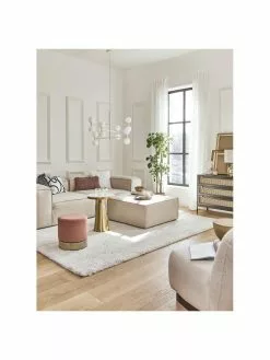 Westwing Collection Gro&szlig;e Pendelleuchte Grover mit Glaskugeln in Wei&szlig;, Ø 70 x H 56 cm -Leuchten Verkaufsladen Grosse Pendelleuchte Grover mit Glaskugeln in Weiss 2