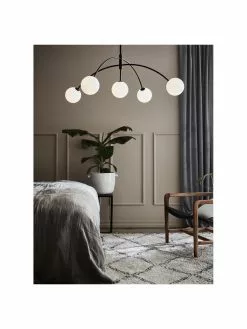 Marksl&ouml;jd Gro&szlig;e Pendelleuchte Heaven aus Opalglas, Ø 117 x H 70 cmNur noch wenige verfügbar -Leuchten Verkaufsladen Grosse Pendelleuchte Heaven aus Opalglas 8