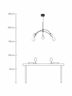 Marksl&ouml;jd Gro&szlig;e Pendelleuchte Heaven aus Opalglas, Ø 117 x H 70 cmNur noch wenige verfügbar -Leuchten Verkaufsladen Grosse Pendelleuchte Heaven aus Opalglas 9