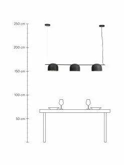 Westwing Collection Gro&szlig;e Pendelleuchte Joel mit Gold-Dekor, B 127 x H 15 cm -Leuchten Verkaufsladen Grosse Pendelleuchte Joel mit Gold Dekor 3