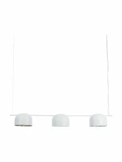 Westwing Collection Gro&szlig;e Pendelleuchte Joel mit Gold-Dekor, B 127 x H 15 cm