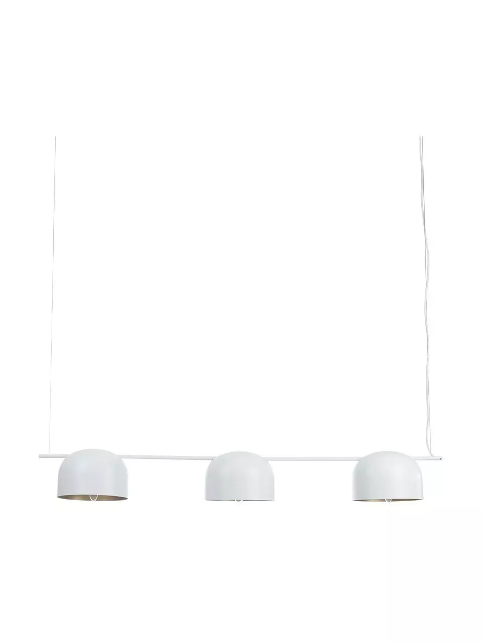 Westwing Collection Große Pendelleuchte Joel mit Gold-Dekor, B 127 x H 15 cm 3 Westwing Collection Große Pendelleuchte Joel mit Gold-Dekor, B 127 x H 15 cm