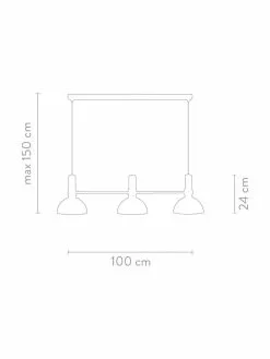 Marksl&ouml;jd Gro&szlig;e Pendelleuchte Larry, B 100 x H 24 cm -Leuchten Verkaufsladen Grosse Pendelleuchte Larry 10