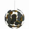 By Rydens Gro&szlig;e Pendelleuchte Planet in Schwarz-Gold, Ø 66 cmNur noch wenige verfügbar