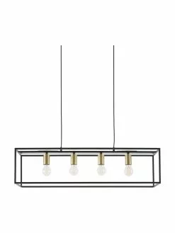 Lucide Große Pendelleuchte Ruben im Industrial-Style, B 92 x H 22 cm