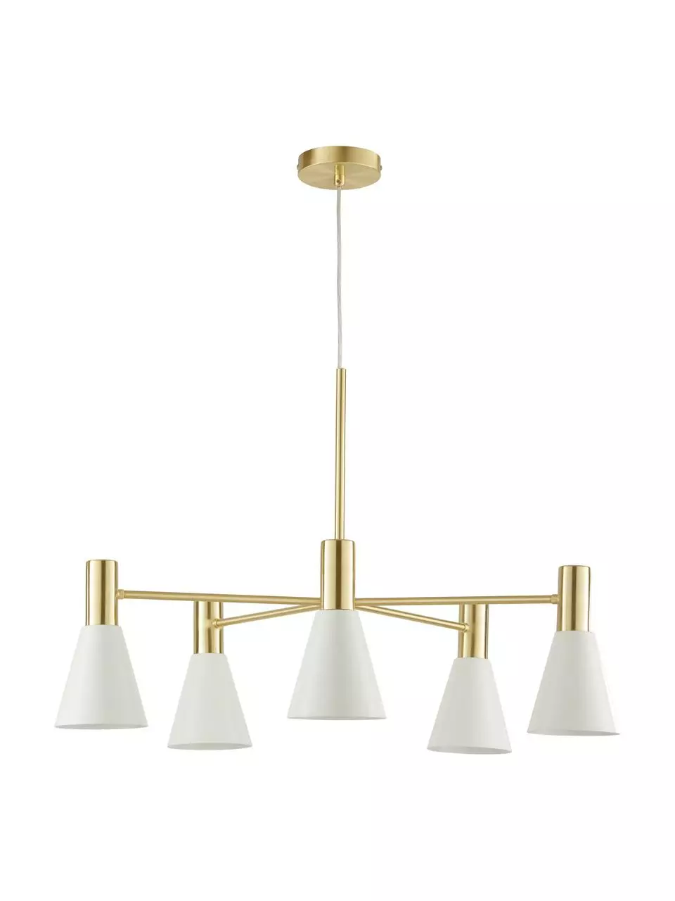 Westwing Collection Große Pendelleuchte Sia aus Metall, Ø 75 x H 14 cm 6 Westwing Collection Große Pendelleuchte Sia aus Metall, Ø 75 x H 14 cm – Bild 4