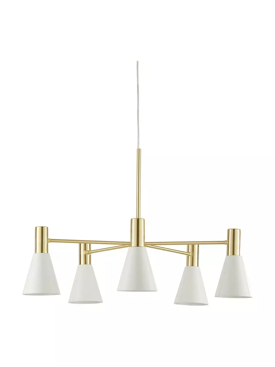 Westwing Collection Große Pendelleuchte Sia aus Metall, Ø 75 x H 14 cm 3 Westwing Collection Große Pendelleuchte Sia aus Metall, Ø 75 x H 14 cm