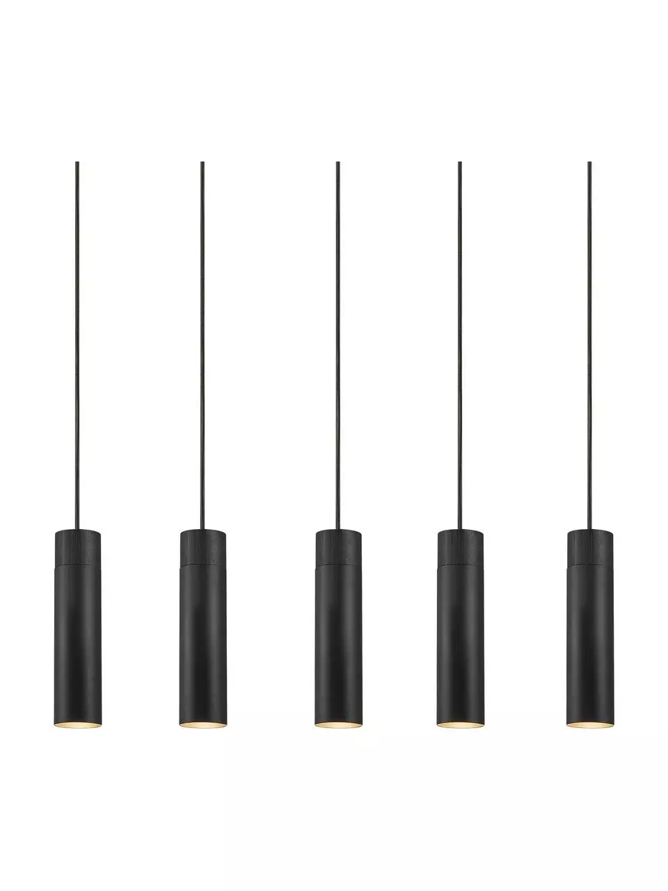 Nordlux Große Pendelleuchte Tilo in Schwarz mit Holzdekor, B 81 x H 25 cm 8 Nordlux Große Pendelleuchte Tilo in Schwarz mit Holzdekor, B 81 x H 25 cm – Bild 6