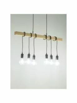 Gro&szlig;e Pendelleuchte Townshend aus Holz, B 100 x T 10 cmNur noch 1 Artikel verfügbar -Leuchten Verkaufsladen Grosse Pendelleuchte Townshend aus Holz 11