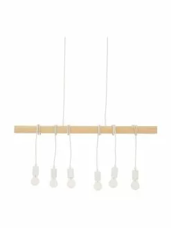 Große Pendelleuchte Townshend aus Holz, B 100 x T 10 cmNur noch wenige verfügbar