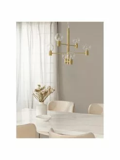 Westwing Collection Gro&szlig;e Pendelleuchte Unique mit Glaskugeln, Ø 60 x H 54 cm -Leuchten Verkaufsladen Grosse Pendelleuchte Unique mit Glaskugeln 2