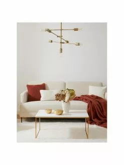 Westwing Collection Gro&szlig;e Pendelleuchte Venja in Messing, Ø 84 cm -Leuchten Verkaufsladen Grosse Pendelleuchte Venja in Messing 2