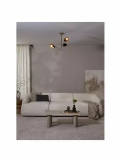 Westwing Collection Gro&szlig;e Retro-Deckenleuchte Johan, Ø 75 x H 50 cm -Leuchten Verkaufsladen Grosse Retro Deckenleuchte Johan 11