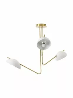 Westwing Collection Große Retro-Deckenleuchte Johan, Ø 75 x H 50 cm