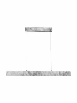 Große Schmale LED-Pendelleuchte Pierce in Marmoroptik, B 90 x H 10 cmNur noch wenige verfügbar -Leuchten Verkaufsladen Grosse Schmale LED Pendelleuchte Pierce in Marmoroptik 9