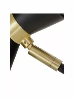 Westwing Collection Gro&szlig;e Schreibtischlampe Audrey mit Gold-Dekor, Ø 15 x H 68 cm -Leuchten Verkaufsladen Grosse Schreibtischlampe Audrey mit Gold Dekor 4