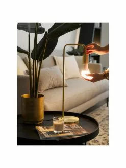 Westwing Collection Gro&szlig;e Schreibtischlampe Flow aus Metall, B 22 x H 56 cm -Leuchten Verkaufsladen Grosse Schreibtischlampe Flow aus Metall 2