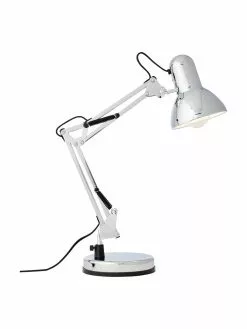 Gro&szlig;e Schreibtischlampe Henry in Chrom, B 16 x H 50 cmNur noch wenige verfügbar -Leuchten Verkaufsladen Grosse Schreibtischlampe Henry in Chrom 2