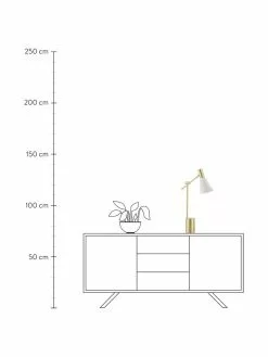 Westwing Collection Gro&szlig;e Schreibtischlampe Sia aus Metall, Ø 13 x H 63 cm -Leuchten Verkaufsladen Grosse Schreibtischlampe Sia aus Metall 3