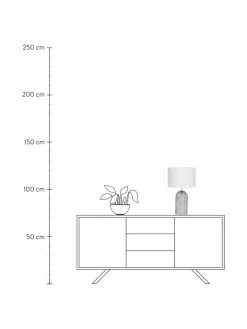 Westwing Collection Große Tischlampe Bela mit Glasfuß, Ø 30 x H 50 cm 12 Westwing Collection Große Tischlampe Bela mit Glasfuß, Ø 30 x H 50 cm -Leuchten Verkaufsladen Grosse Tischlampe Bela mit Glasfuss 16