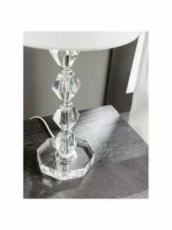 Gro&szlig;e Tischlampe Diamond aus Kristallglas, Ø 25 x H 53 cm -Leuchten Verkaufsladen Grosse Tischlampe Diamond aus Kristallglas 4