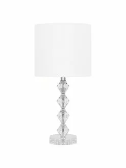 Gro&szlig;e Tischlampe Diamond aus Kristallglas, Ø 25 x H 53 cm -Leuchten Verkaufsladen Grosse Tischlampe Diamond aus Kristallglas 5
